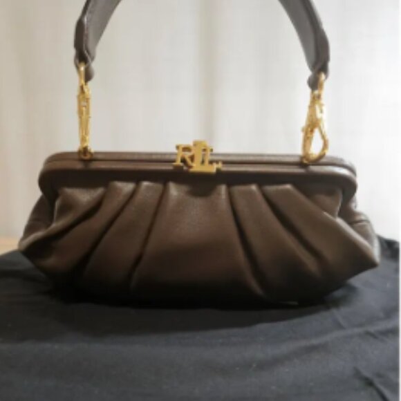 Lauren Ralph Lauren Graci / Pelle Marone napa leather - Picture 3 of 9